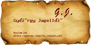 György Jagelló névjegykártya